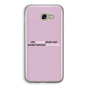 CaseCompany uw waarde daalt niet: Samsung Galaxy A5 (2017) Transparant Hoesje