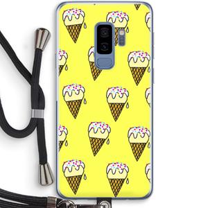 CaseCompany Isjes: Samsung Galaxy S9 Plus Transparant Hoesje met koord