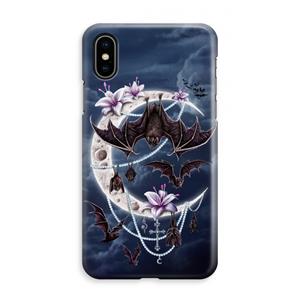 CaseCompany Vleermuizen Maan: iPhone XS Max Volledig Geprint Hoesje
