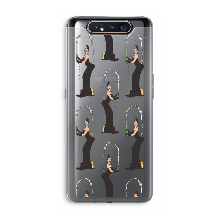 CaseCompany Pop Some Kim: Samsung Galaxy A80 Transparant Hoesje