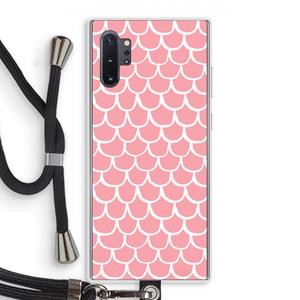 CaseCompany Dakpannetjes: Samsung Galaxy Note 10 Plus Transparant Hoesje met koord