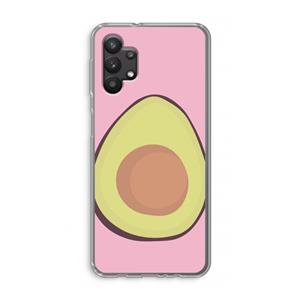 CaseCompany Avocado: Samsung Galaxy A32 5G Transparant Hoesje