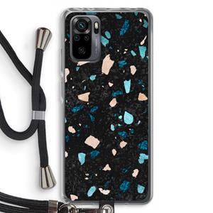 CaseCompany Terrazzo N°11: Xiaomi Redmi Note 10 Pro Transparant Hoesje met koord