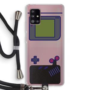 CaseCompany Game On: Samsung Galaxy A51 5G Transparant Hoesje met koord