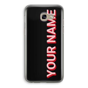 CaseCompany Namecase: Samsung Galaxy A5 (2017) Transparant Hoesje
