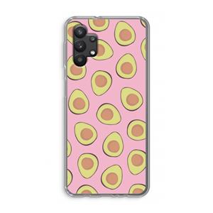 CaseCompany Dancing avocados: Samsung Galaxy A32 5G Transparant Hoesje