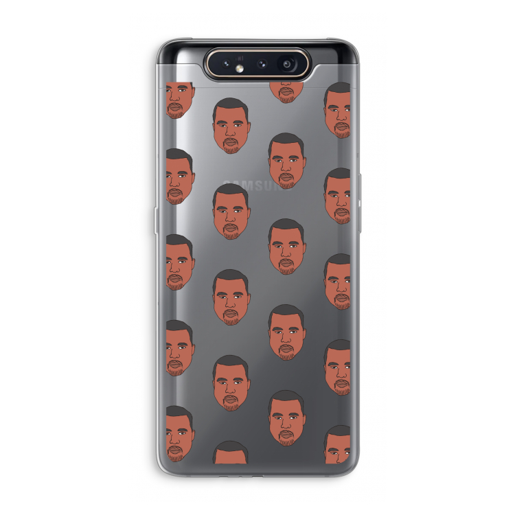 CaseCompany Kanye Call Me℃: Samsung Galaxy A80 Transparant Hoesje