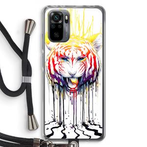 CaseCompany Fading: Xiaomi Redmi Note 10 Pro Transparant Hoesje met koord
