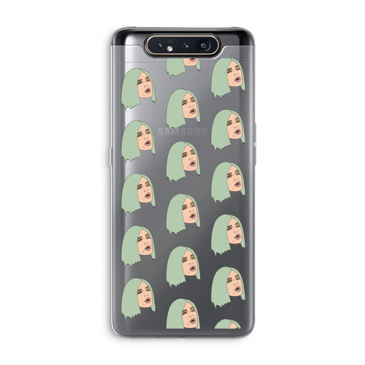 CaseCompany King Kylie: Samsung Galaxy A80 Transparant Hoesje