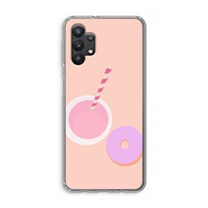 CaseCompany Donut: Samsung Galaxy A32 5G Transparant Hoesje