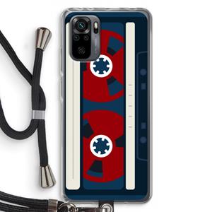 CaseCompany Here's your tape: Xiaomi Redmi Note 10 Pro Transparant Hoesje met koord