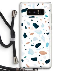 CaseCompany Terrazzo N°13: Samsung Galaxy Note 8 Transparant Hoesje met koord