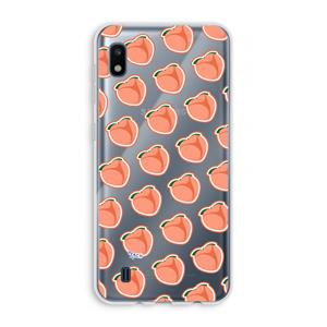 CaseCompany Just peachy: Samsung Galaxy A10 Transparant Hoesje