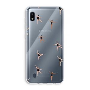 CaseCompany Dancing #1: Samsung Galaxy A10 Transparant Hoesje