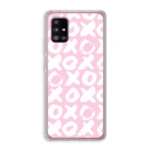 CaseCompany XOXO: Samsung Galaxy A51 5G Transparant Hoesje