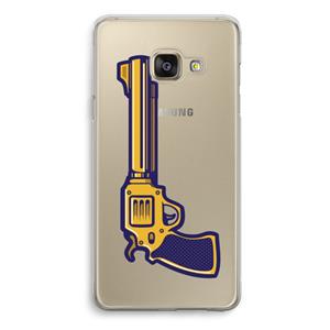 CaseCompany Pew Pew Pew: Samsung Galaxy A3 (2016) Transparant Hoesje
