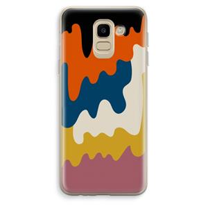 CaseCompany Baar A: Samsung Galaxy J6 (2018) Transparant Hoesje