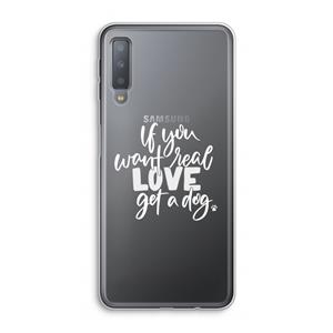 CaseCompany Partner in crime: Samsung Galaxy A7 (2018) Transparant Hoesje