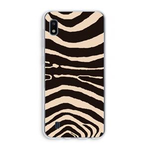 CaseCompany Arizona Zebra: Samsung Galaxy A10 Transparant Hoesje