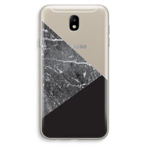 CaseCompany Combinatie marmer: Samsung Galaxy J7 (2017) Transparant Hoesje