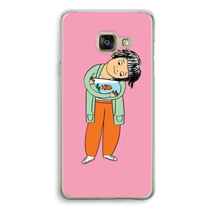 CaseCompany Visknuffel: Samsung Galaxy A3 (2016) Transparant Hoesje