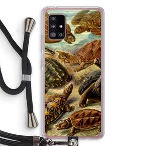 CaseCompany Haeckel Chelonia: Samsung Galaxy A51 5G Transparant Hoesje met koord