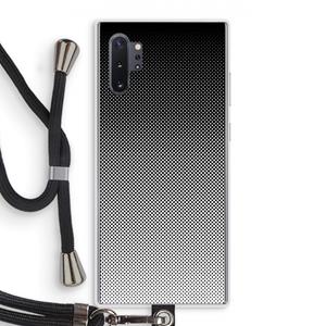 CaseCompany Musketon Halftone: Samsung Galaxy Note 10 Plus Transparant Hoesje met koord