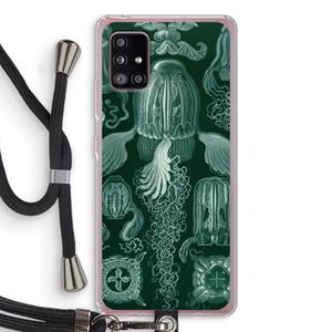 CaseCompany Haeckel Cubomedusae: Samsung Galaxy A51 5G Transparant Hoesje met koord