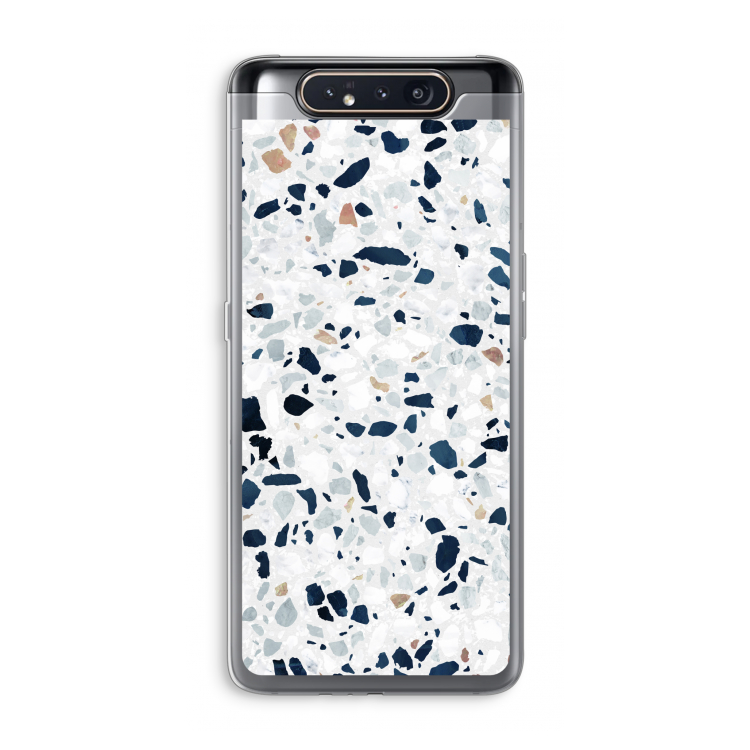 CaseCompany Terrazzo N°1: Samsung Galaxy A80 Transparant Hoesje