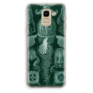 CaseCompany Haeckel Cubomedusae: Samsung Galaxy J6 (2018) Transparant Hoesje