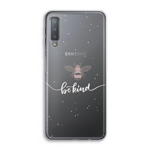 CaseCompany Be(e) kind: Samsung Galaxy A7 (2018) Transparant Hoesje