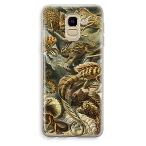 CaseCompany Haeckel Lacertilia: Samsung Galaxy J6 (2018) Transparant Hoesje