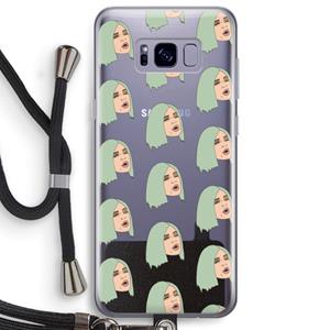 CaseCompany King Kylie: Samsung Galaxy S8 Plus Transparant Hoesje met koord