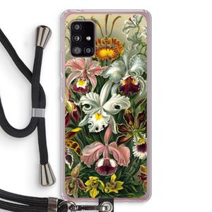 CaseCompany Haeckel Orchidae: Samsung Galaxy A51 5G Transparant Hoesje met koord