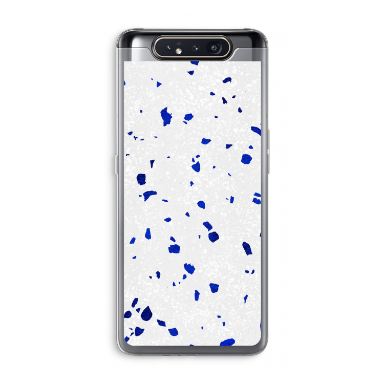 CaseCompany Terrazzo N°5: Samsung Galaxy A80 Transparant Hoesje