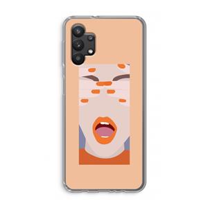 CaseCompany Surprise: Samsung Galaxy A32 5G Transparant Hoesje