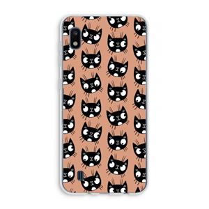 CaseCompany Kat: Samsung Galaxy A10 Transparant Hoesje