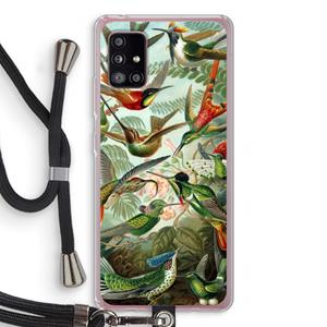 CaseCompany Haeckel Trochilidae: Samsung Galaxy A51 5G Transparant Hoesje met koord