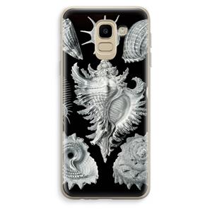 CaseCompany Haeckel Prosobranchia: Samsung Galaxy J6 (2018) Transparant Hoesje