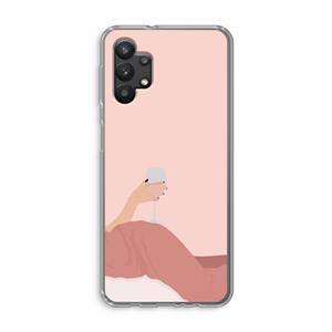 CaseCompany Wine: Samsung Galaxy A32 5G Transparant Hoesje