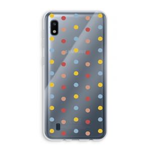 CaseCompany Bollen: Samsung Galaxy A10 Transparant Hoesje