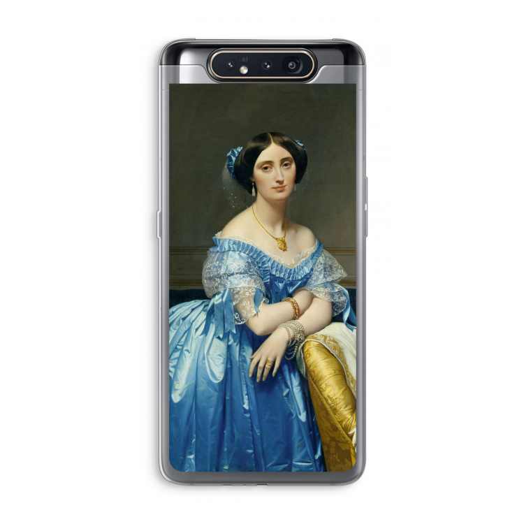 CaseCompany Eleonore: Samsung Galaxy A80 Transparant Hoesje