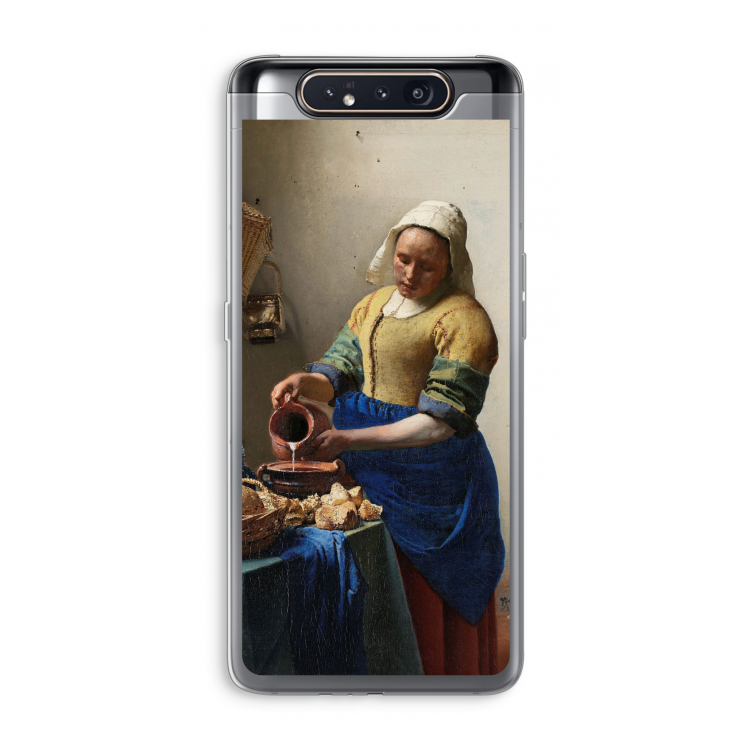 CaseCompany The Milkmaid: Samsung Galaxy A80 Transparant Hoesje