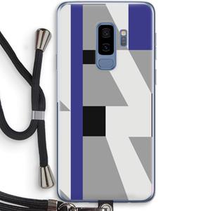 CaseCompany Gestalte 2: Samsung Galaxy S9 Plus Transparant Hoesje met koord