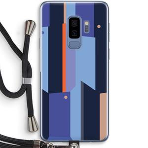 CaseCompany Gestalte 3: Samsung Galaxy S9 Plus Transparant Hoesje met koord