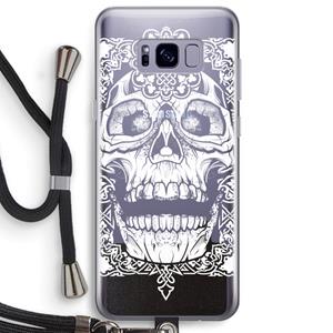 CaseCompany Seek & Destroy: Samsung Galaxy S8 Plus Transparant Hoesje met koord