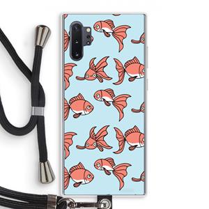 CaseCompany Blub: Samsung Galaxy Note 10 Plus Transparant Hoesje met koord