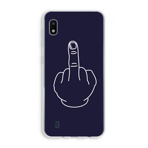 CaseCompany F**k U: Samsung Galaxy A10 Transparant Hoesje