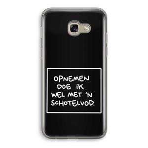 CaseCompany Schotelvod: Samsung Galaxy A5 (2017) Transparant Hoesje