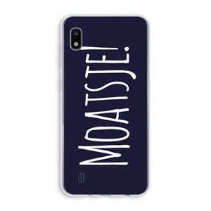 CaseCompany Moatsje!: Samsung Galaxy A10 Transparant Hoesje